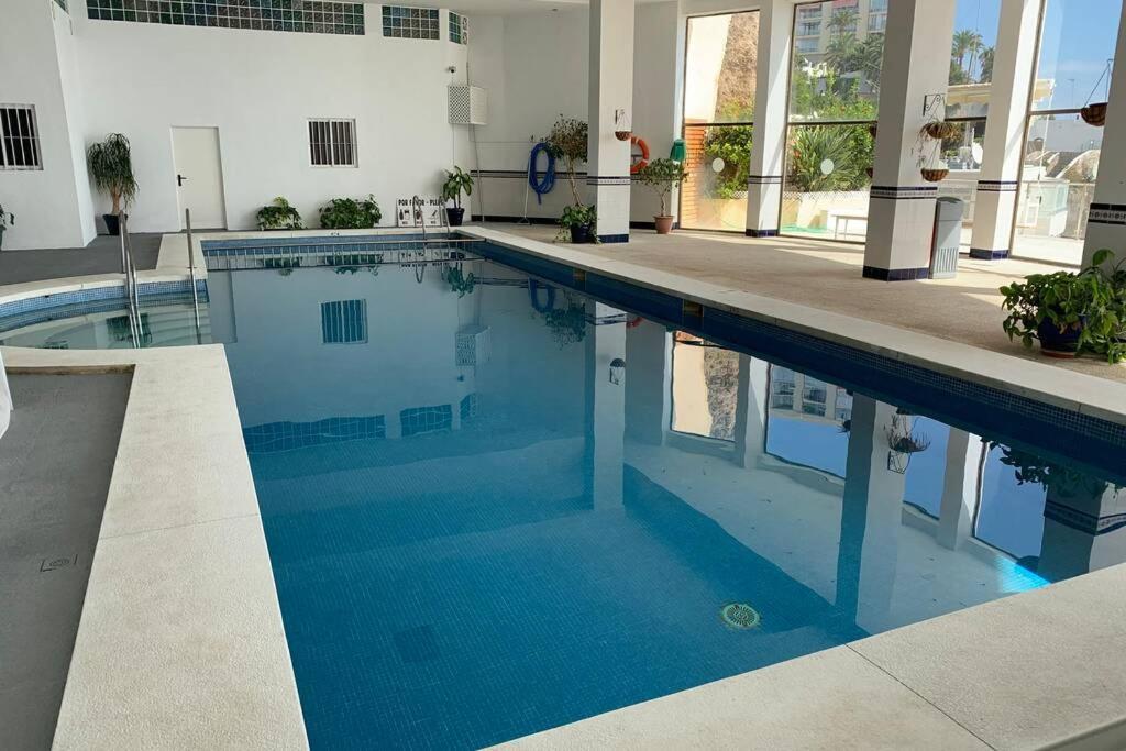 Amazing Frontline Sea Views Studio Apartment Castillo Del Vigia Торремолинос Экстерьер фото