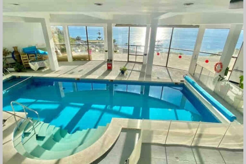 Amazing Frontline Sea Views Studio Apartment Castillo Del Vigia Торремолинос Экстерьер фото