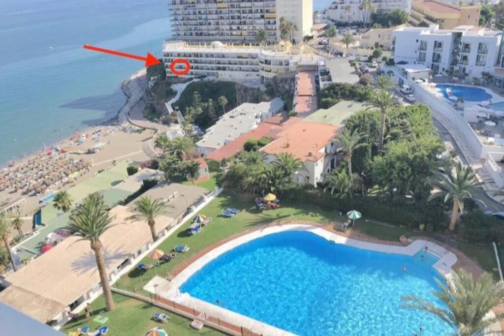 Amazing Frontline Sea Views Studio Apartment Castillo Del Vigia Торремолинос Экстерьер фото