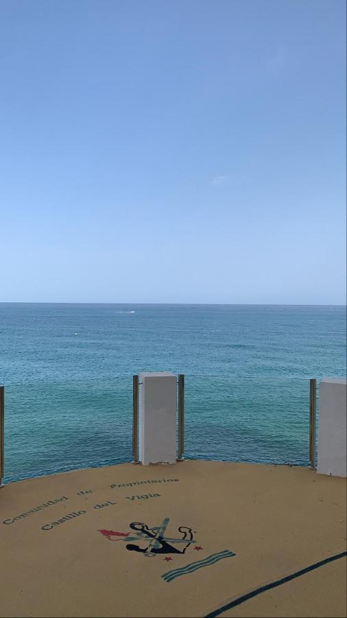 Amazing Frontline Sea Views Studio Apartment Castillo Del Vigia Торремолинос Экстерьер фото